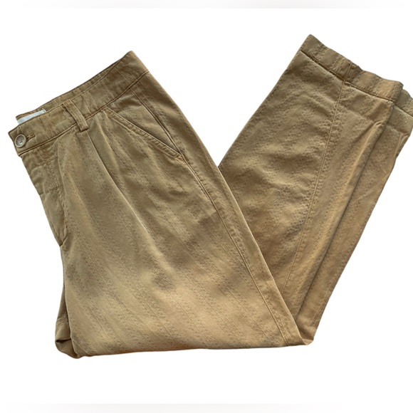 Anthropologie Embrioded Tan Pants - Picture 1 of 11